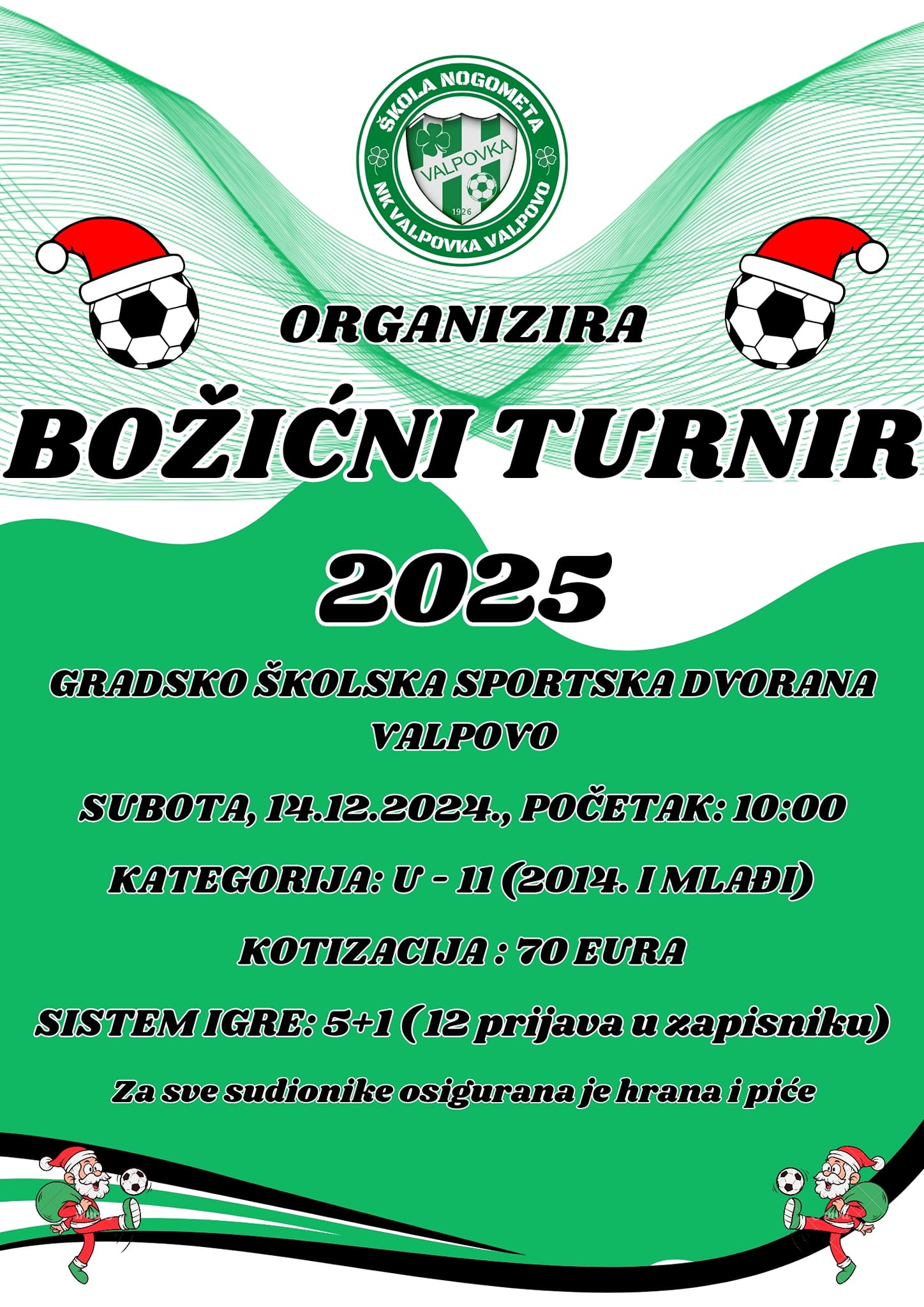 Božićni turnir U-11 u organizaciji Škole nogometa NK Valpovke
